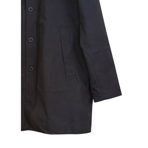 Victorinox Men's Button Front Rain Jacket Black Yellow Size XL - Picture 4 of 6